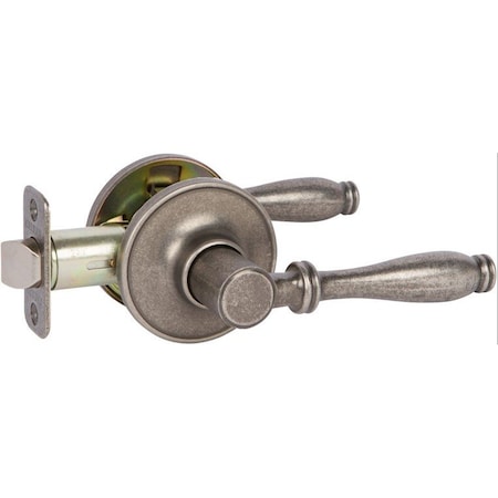 Delaney Hardware Callan Silona Antique Silver Hall/Closet Door Handle ST5012